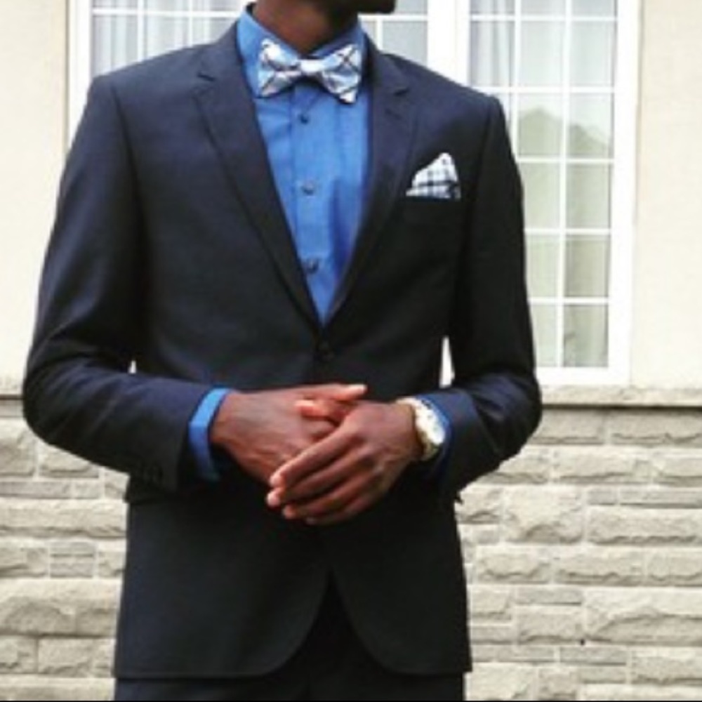 Le Chateau Dark Blue Suit Blazer